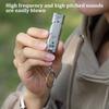 Dual Tube High Decibel Metal Survival Whistle Portable Emergency Safety Signal Whistle Outdoor Hiking Camping Travel Rescue Tool