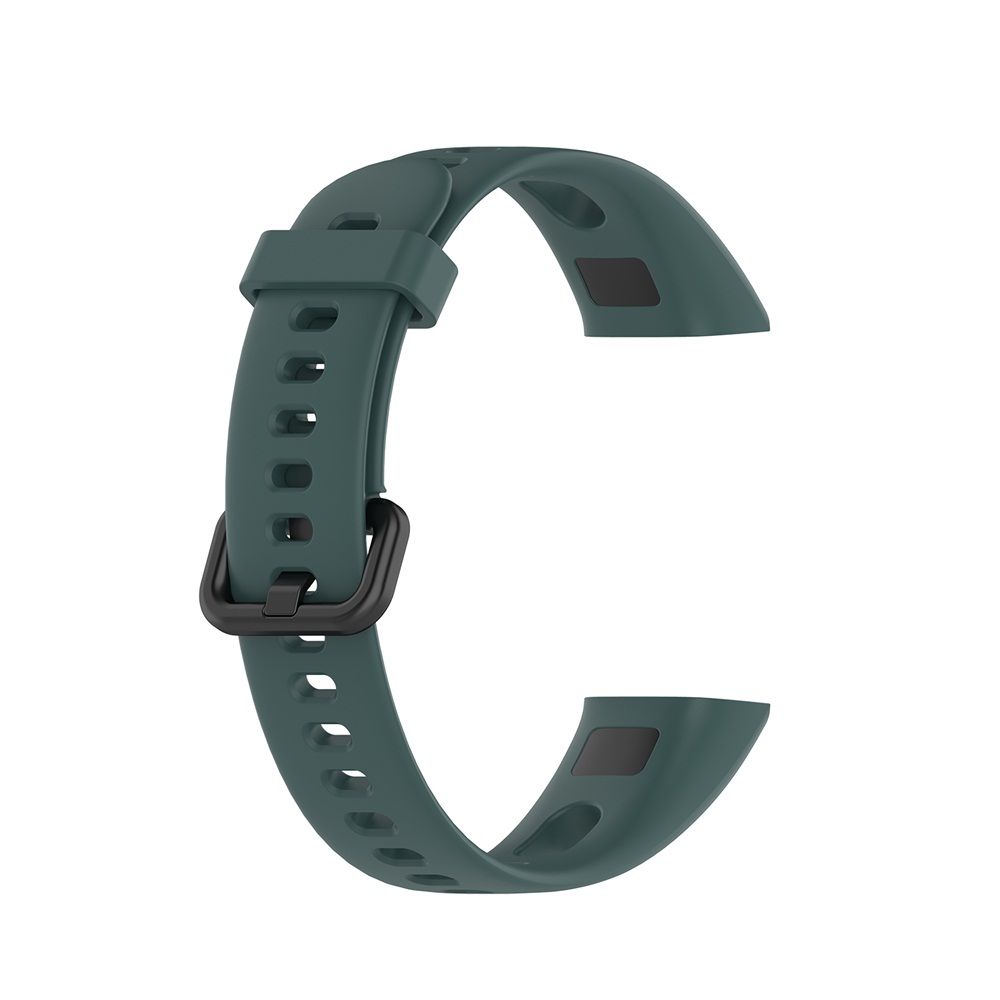 

Buckle Sports Bracelet Soft Silicone Strap Wrist Strap Replacement Watch Band For HUAWEI Band 4 ADS-B29 Honor Band 5i ADS-B19 зелений