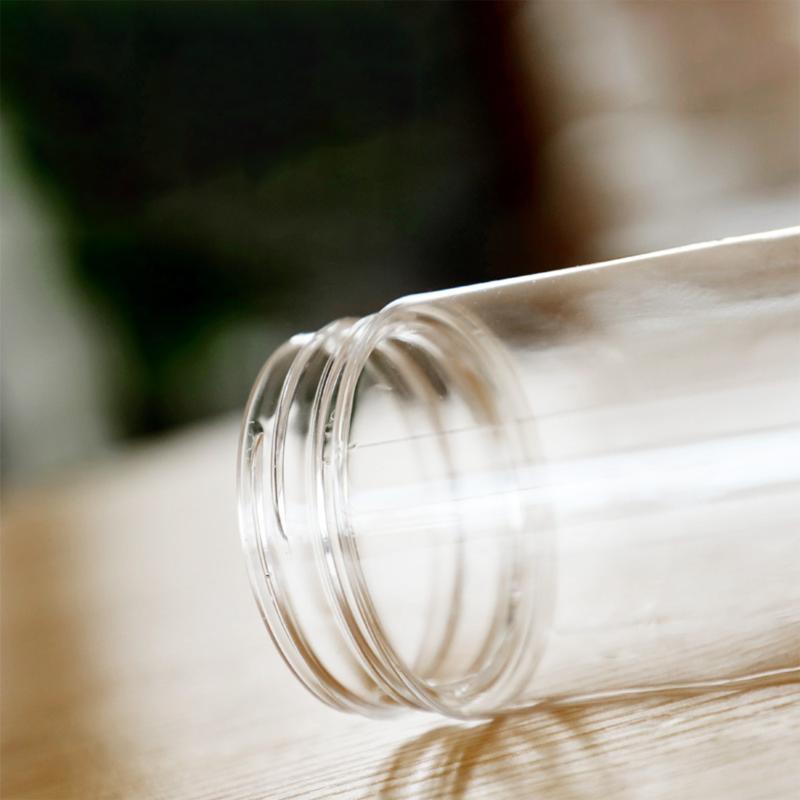 Tapa de Aluminio Frasco Sellado Plástico para Mascotas Grado Alimenticio Almacenamiento Botella de Embalaje Transparente Caramelos Aperitivos Frascos de Conservación de Té.