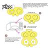 Protein Snack Prep Maker Microwave Egg Cooker, Quick Breakfast Steamer Mold, Flower/Heart Healthy Lifestyle Kitchenware ShapeReusable Poacher