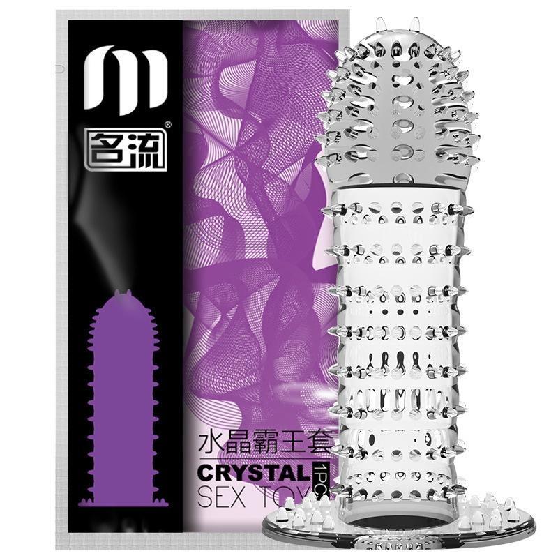 Reusable Sex Toys Special Condoms Men Spike Cock Sleeves Penis Women G Point Stimulation Orgasm Fun Sting Adult Sex Products 18+