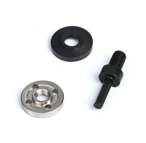 Universal Drill Adapter with Flange Nut Parts Kit for Cutting Disc Polishing Wheel Metals Handle Holder Adapter High-strength