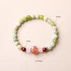 Aquamarine & White Crystal Beaded Bracelet: Fairy Summer Style for Girls, Sweet & Simple Fashion Hand Jewelry with a High-End Feel