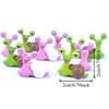 2-8 PCS Miniature Resin Snail Figurine – Cute Garden Ornament for Fairy Dollhouse, Bonsai Plant Decor & Terrarium
