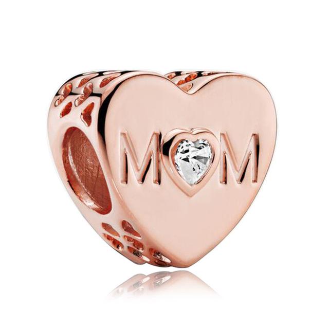 Nuovo ciondolo alla moda originale con perline d'amore, adatto per gioielli, braccialetti e collane da donna, accessori fai da te