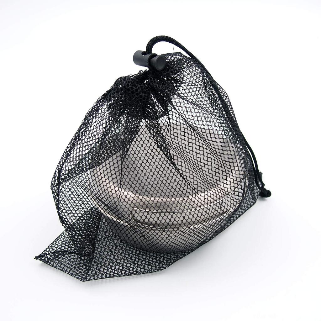 In Tsubame Village Blacksmith Pure Titanium Cooker 3 Piece Set with Storage Bag Frying Small Large Pot [Made Sanjo] MK-6023 Pan, Pot,