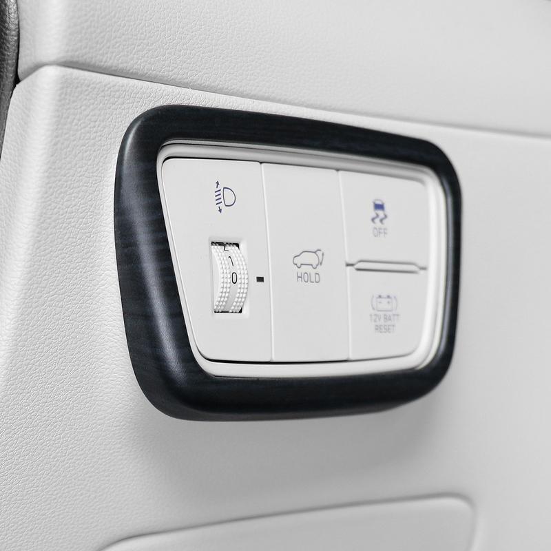 Auto Inner Headlight Head Lamp Adjustment Switch Button Cover For Hyundai Tucson NX4    2024 LHD