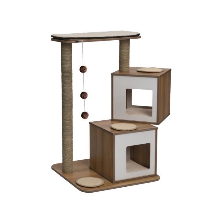 Arbre A Chat Vesper V Double Noyer H103cm