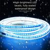 12V Dynamic Meteor Car Hood Lights Strip Flexible Car Running Light  Refitting