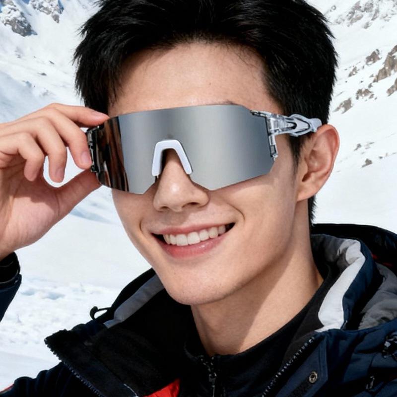 New Square Ski Big Sunglasses Men Riding Sunglasses Driving Glasses Outdoor Sports Women Ski Goggles Large Protective Glasses