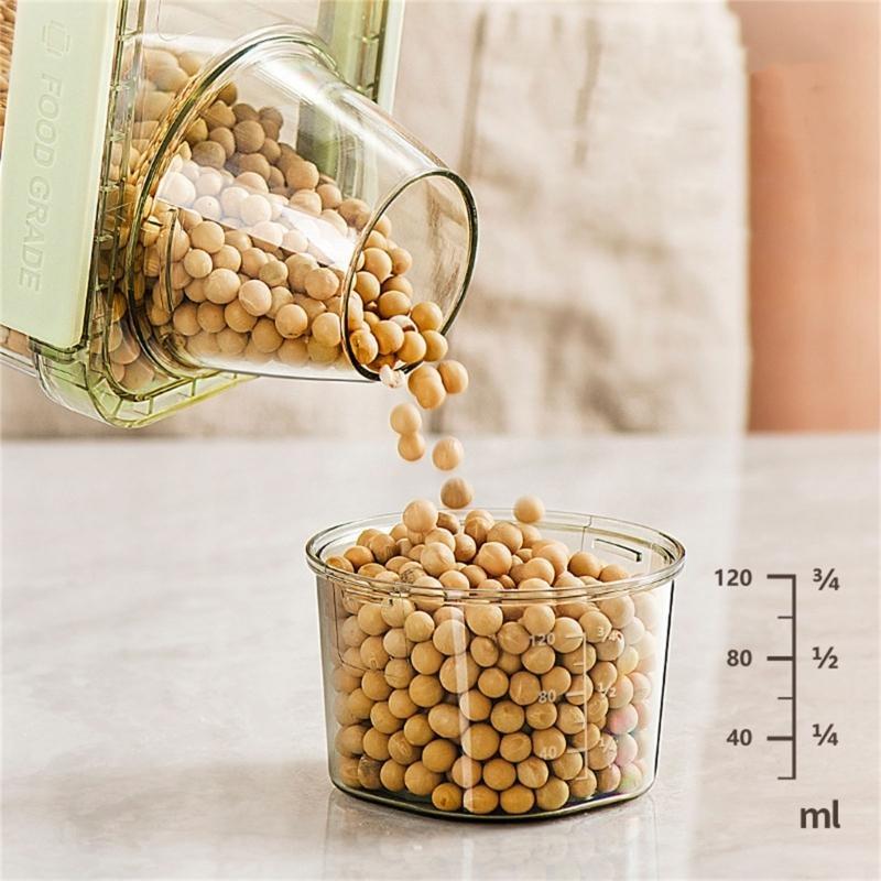 Space Saving Rice Container Storage Box for Kitchen Convenient Sealed Container