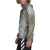 adidas Half-Zip Outdoor Sports Windproof Hooded Jacket Men Jacket Light-Grey H11748
