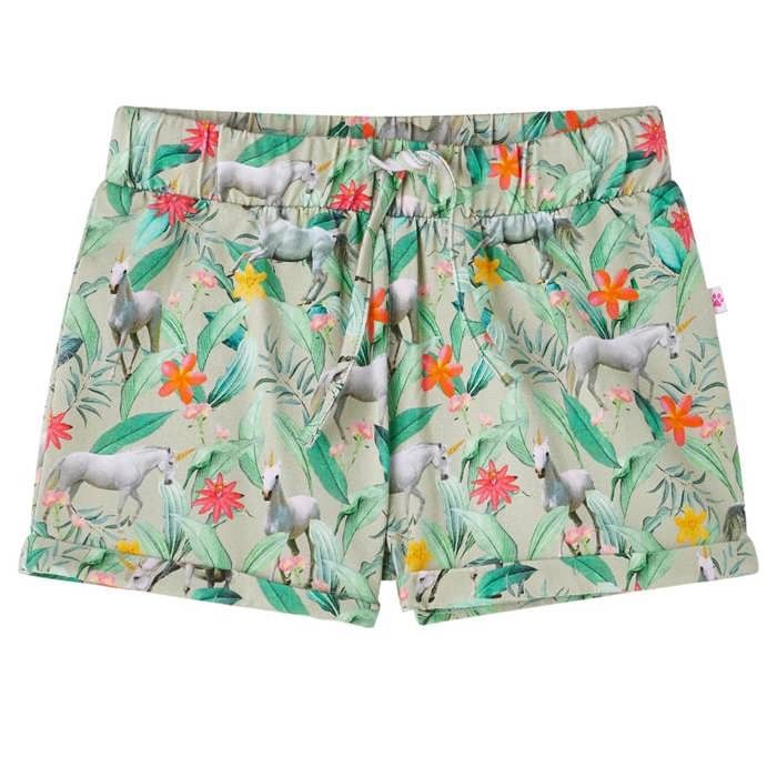 Short pour enfants avec cordon de serrage kaki clair 92/104/116/128/140
