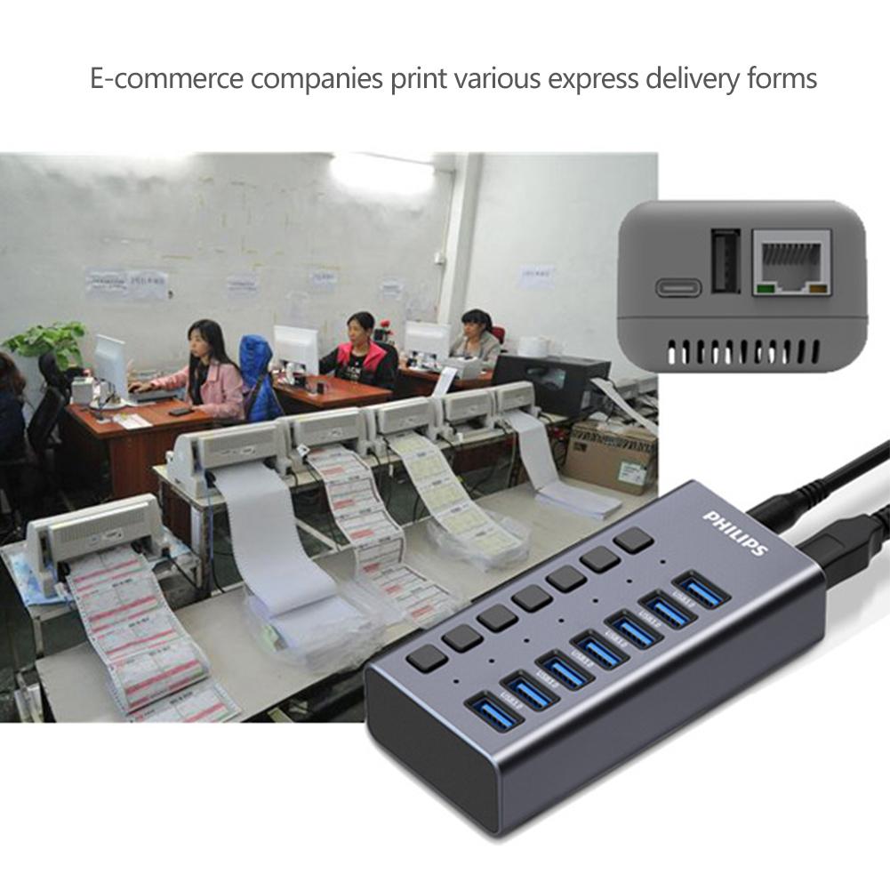 Mini NP330 Network USB 2.0 Print Server Network/WIFI/Bluetooth/Network Cloud/WIFI Cloud Printing Version Accessories