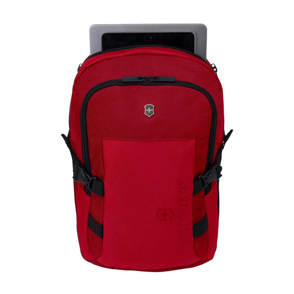 Victorinox Vx Sport EVO Compact 20L with Laptop Bottle and Trolley Red Backpack, Multifunctional, Capacity, 16-inch Sleeve, Holder, Sleeve, (Product