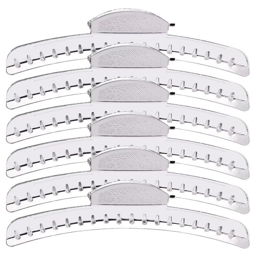 6Pcs Aluminum Alloy Hairdressing Hair Clip Durable Barber Hair Clip New Wave Hair Clips  Women