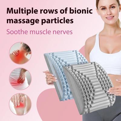 Lower Back Neck Stretcher PVC Pillow Chronic Herniated Disc Cervical Vertebra Cracker Posture Corrector Cushion Massage Board