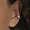 OURPIERRE PICO EARCUFF SILVER