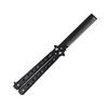 Butterfly High Carbon Practice for Barbers and Cosmetologists Knife-Shaped Comb, Steel, Bladeless, Knife, Portable, Foldable, Compact, Pocket-Sized,