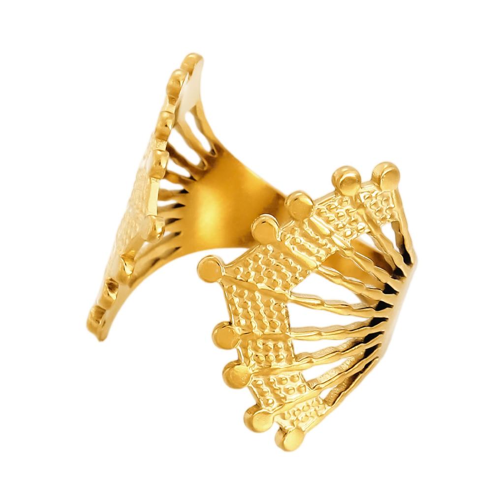 Modny damski pierścionek jednoczęściowy Pierścionek damski Pierścionek metalowy Błyszczący pierścionek Pierścionek metalowy Prezent świąteczny