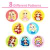 500 Pieces/roll Cartoon Princess Sticker Roll Sticker New Product Water Cup Notebook Decoration Sticker Seal
