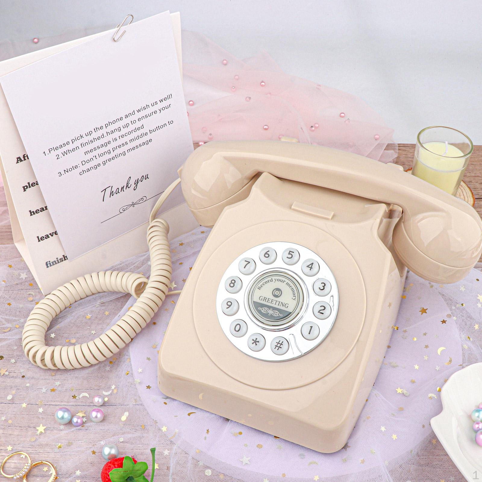 

Книга Телефонный Регистратор Ретро Настольный Телефон Для Дома бежевый