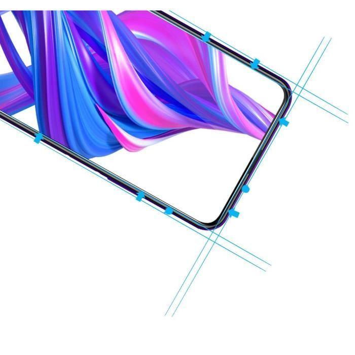 Film de protection d'écran - Phonillico® - Huawei HONOR 9X - Pack de 3 - Verre trempé - Résistant aux rayures