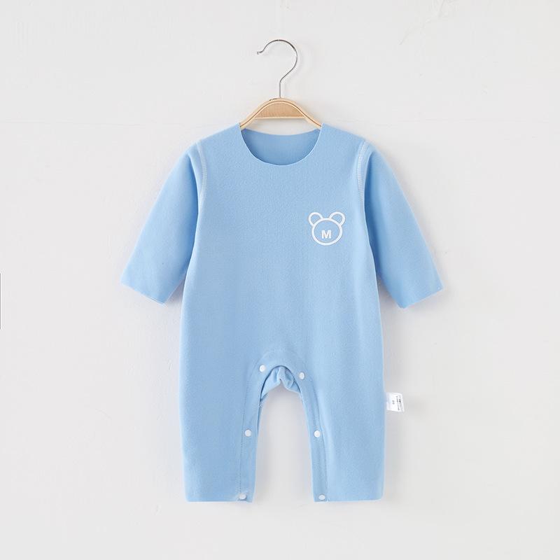 Cozy Fleece Baby Romper for Boys & Girls - Warm Onesie for Spring, Autumn & Winter