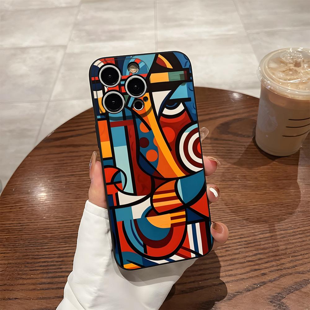 Art Pablo Picasso Cubism Phone Case For 15 Pro Max Iphone 14 Pro Max 12 16 13 Pro 11 Xr X Xs 8 7 Plus Silicone Back Cover