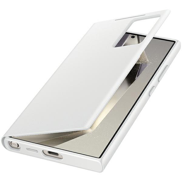 Etui Z Klapką Do Samsung Galaxy S24 Ultra Smart View Białe