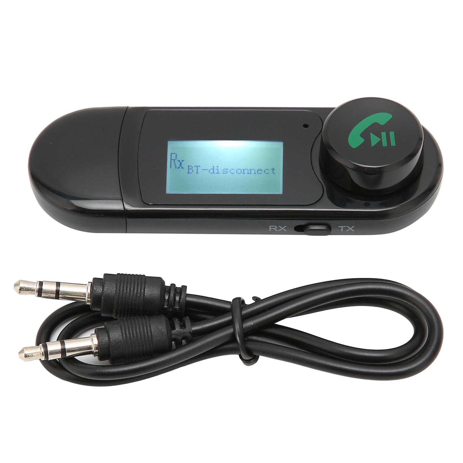 

USB Bluetooth 5.1 Адаптер з РК-екраном 2 в 1 Bluetooth Приймач Передавач для телевізора Комп ютера
