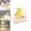 Science Diy Bubble Blower Machine For Kids Wooden Material Assembly Educational Toy