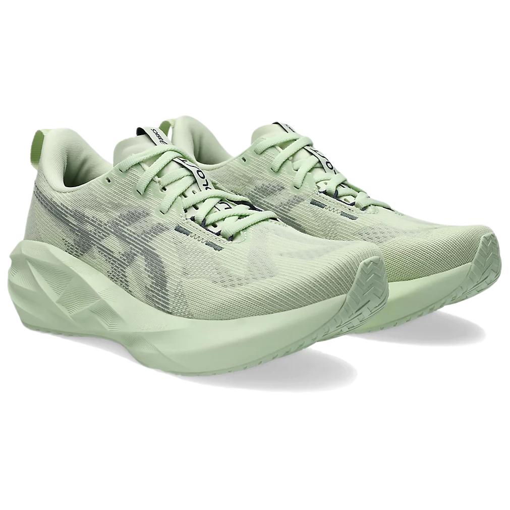 Asics Novablast 5 Versatile Comfortable Durable Low-Top Running Shoes Women Sneaker Green 1012B765-301