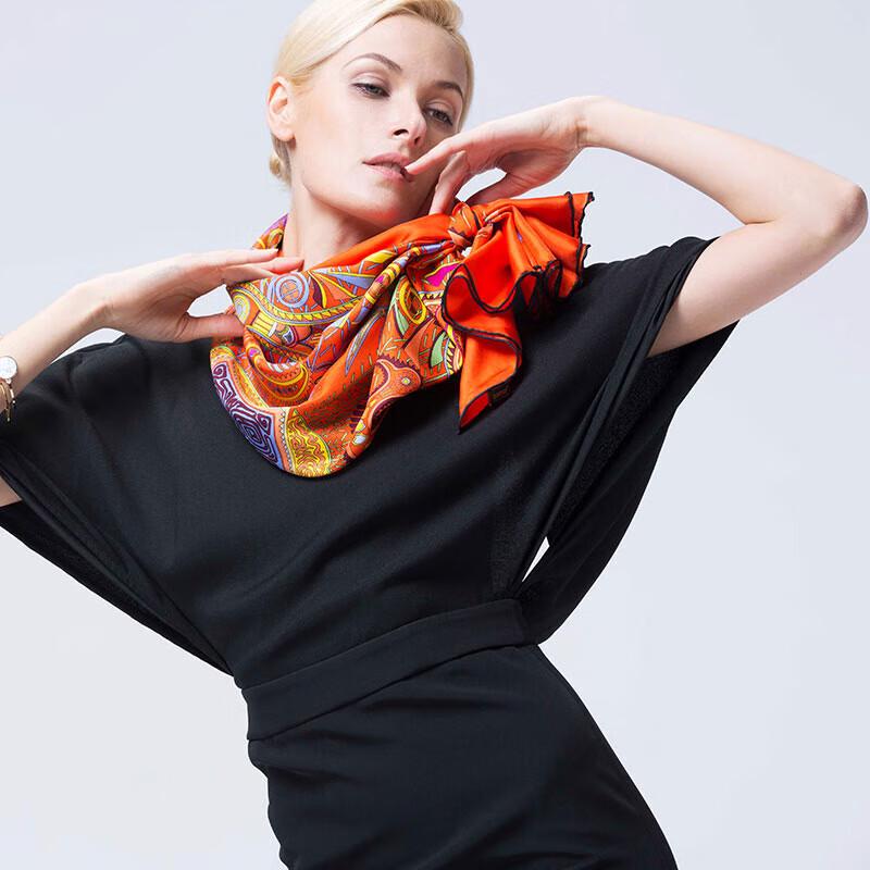 Aurora Dawn Whisper 100% Mulberry Silkeskjerf