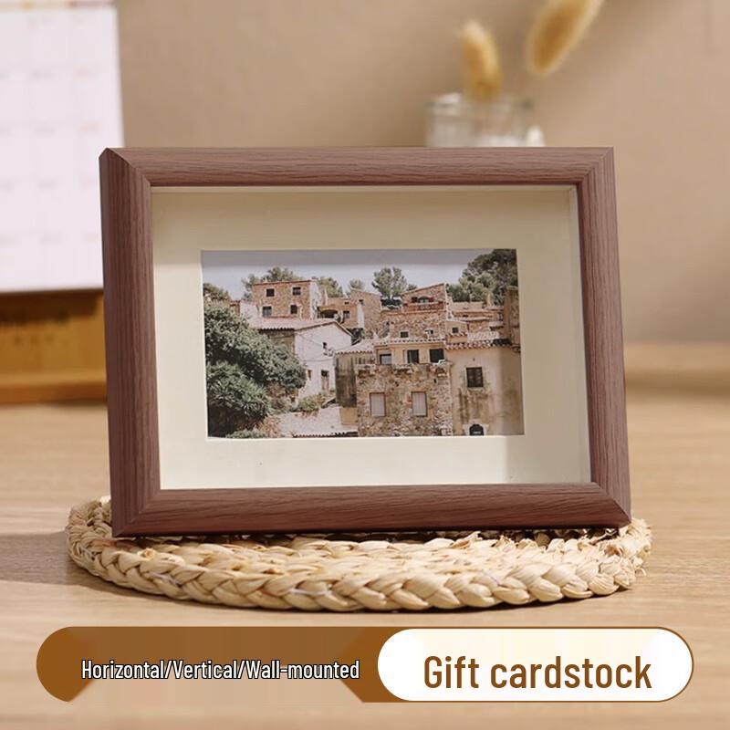 

6-inch Walnut Wood Photo Frame