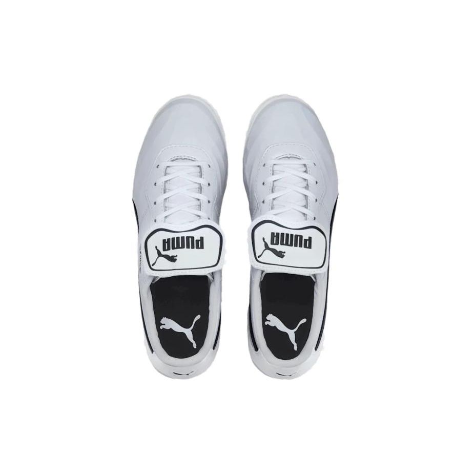 Puma King Top TT Bílé Pánské Tenisky Černé 105734-02