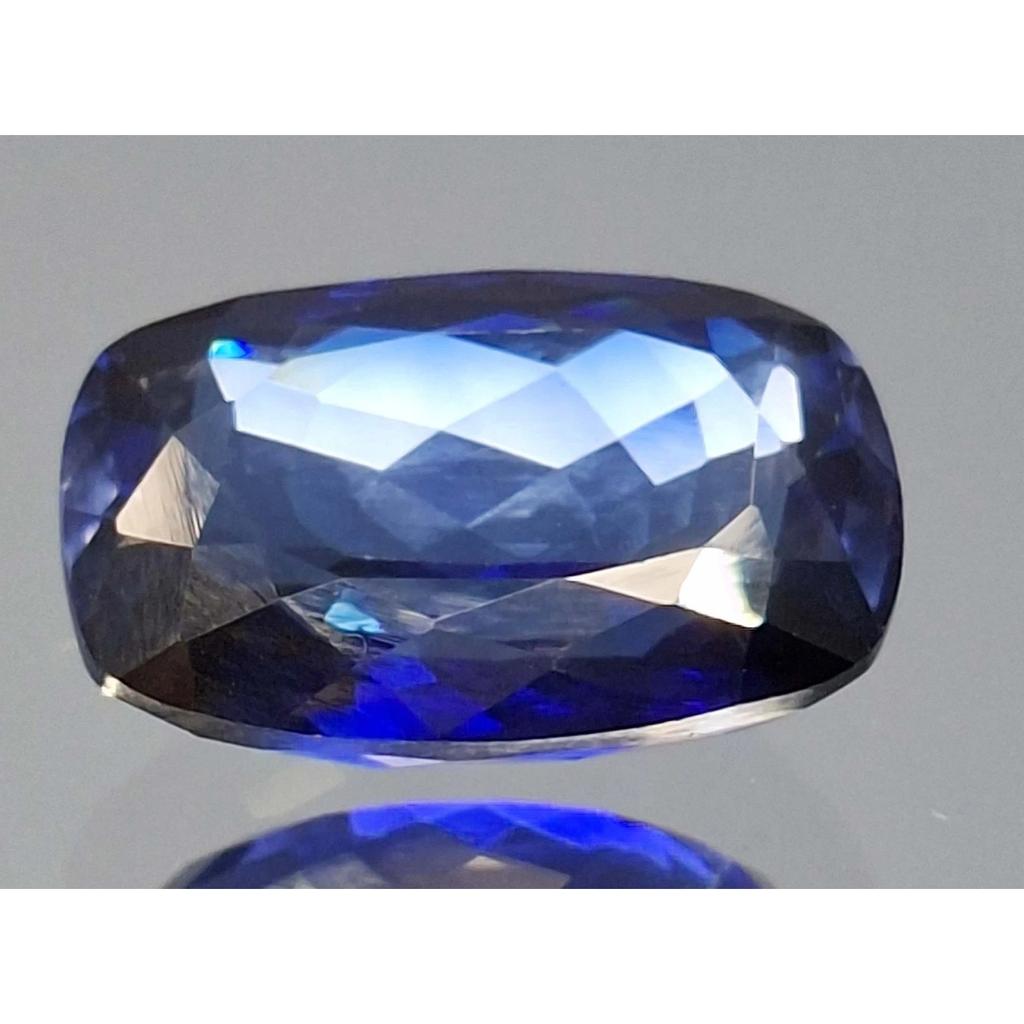 Natural Deep Blue Tanzanite Cushion Cut 24-26 Ct Stunning Certified Gemstone