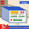 YouBili A5 Magnetic PVC Card Holder Display Tags (5-Pack)