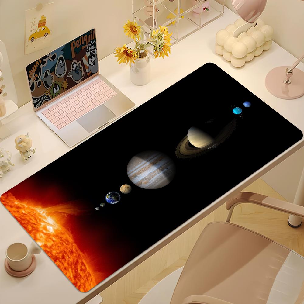 Solar System Space Digital Universe Mouse Pad Nonslip Thickened MousePad Large Writing Lockedge Office Student Gaming Cushion