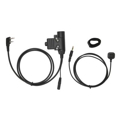Sistema PTT U94 Mãos Livres Plug and Play Adaptador PTT com Microfone de Dedo para Icom V8 V80 V82