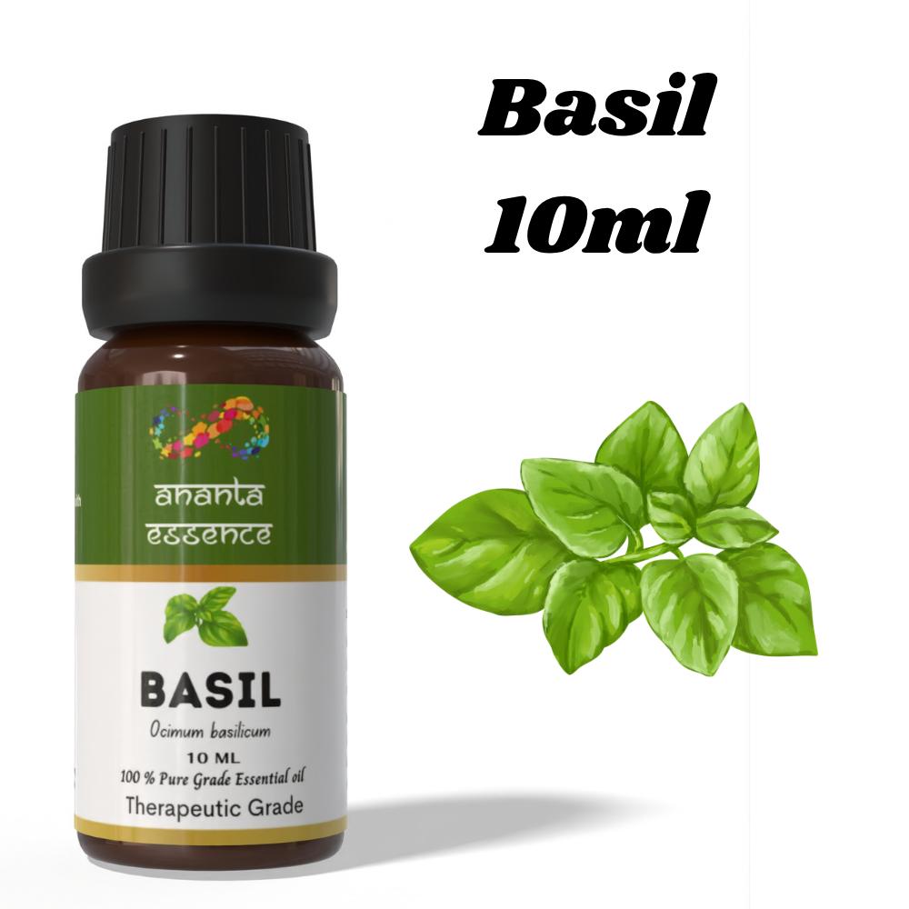 Ätherisches Ananta-Basilikumöl 10 ml | Kräuterduftöl | Für Diffusoren und Raumdüfte