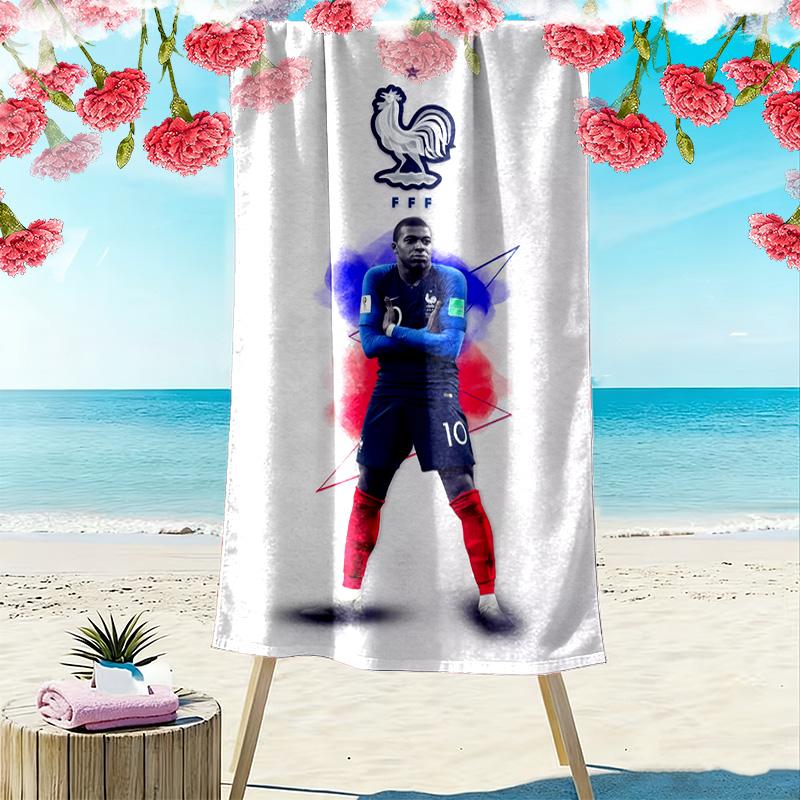 Lionel Messi: Football Legend beach towel Portable for travel Outdoor camping quick-drying swim towel Outdoor pool towel Absorbent bath towel