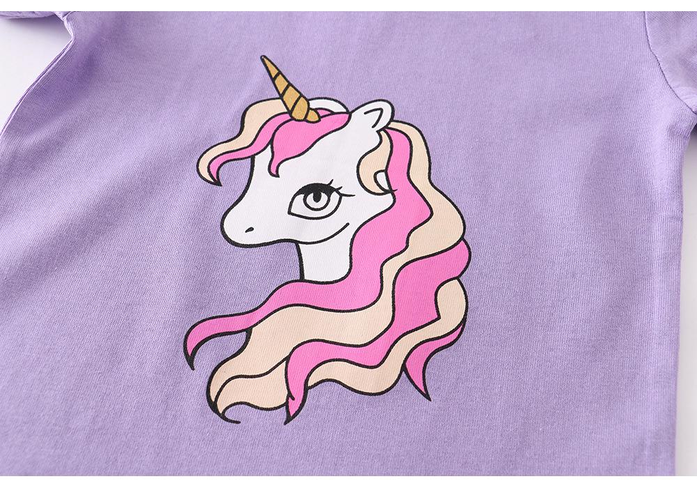 European & American Girls' Summer Cotton T-Shirts – Short-Sleeved Tops for Toddlers & Young Children