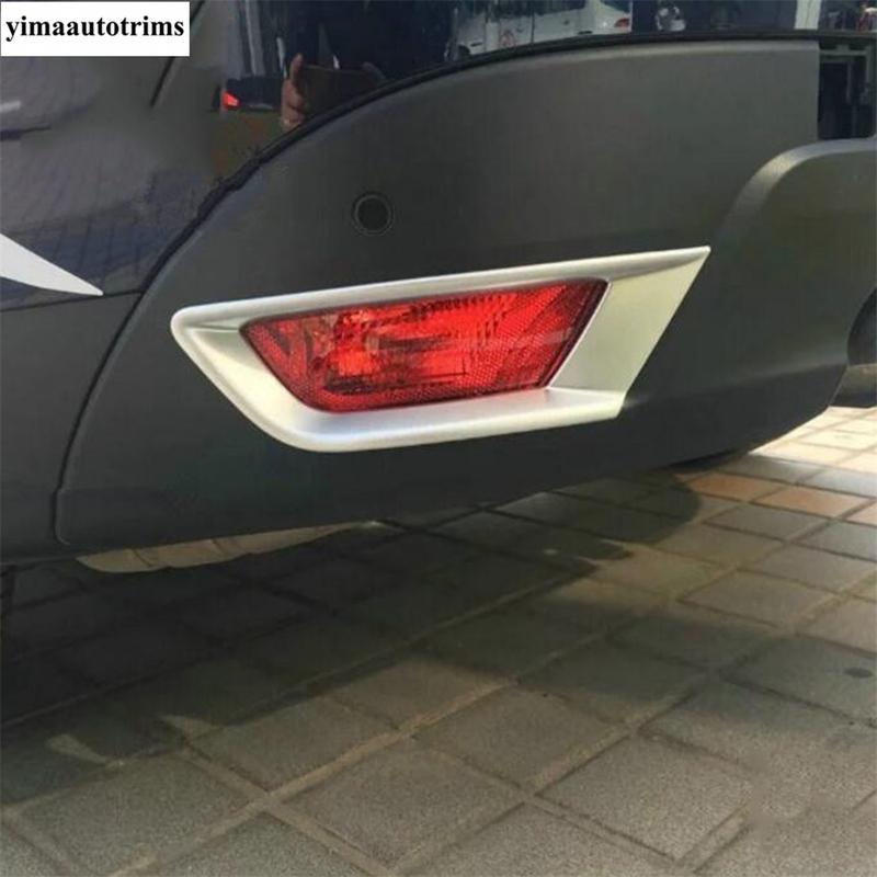 ABS Chrome Front Head Foglight Eyebrow Rear Lamps Lights Frame Cover Trim For Jaguar F-Pace 2017 -  Car Accessories Exterior