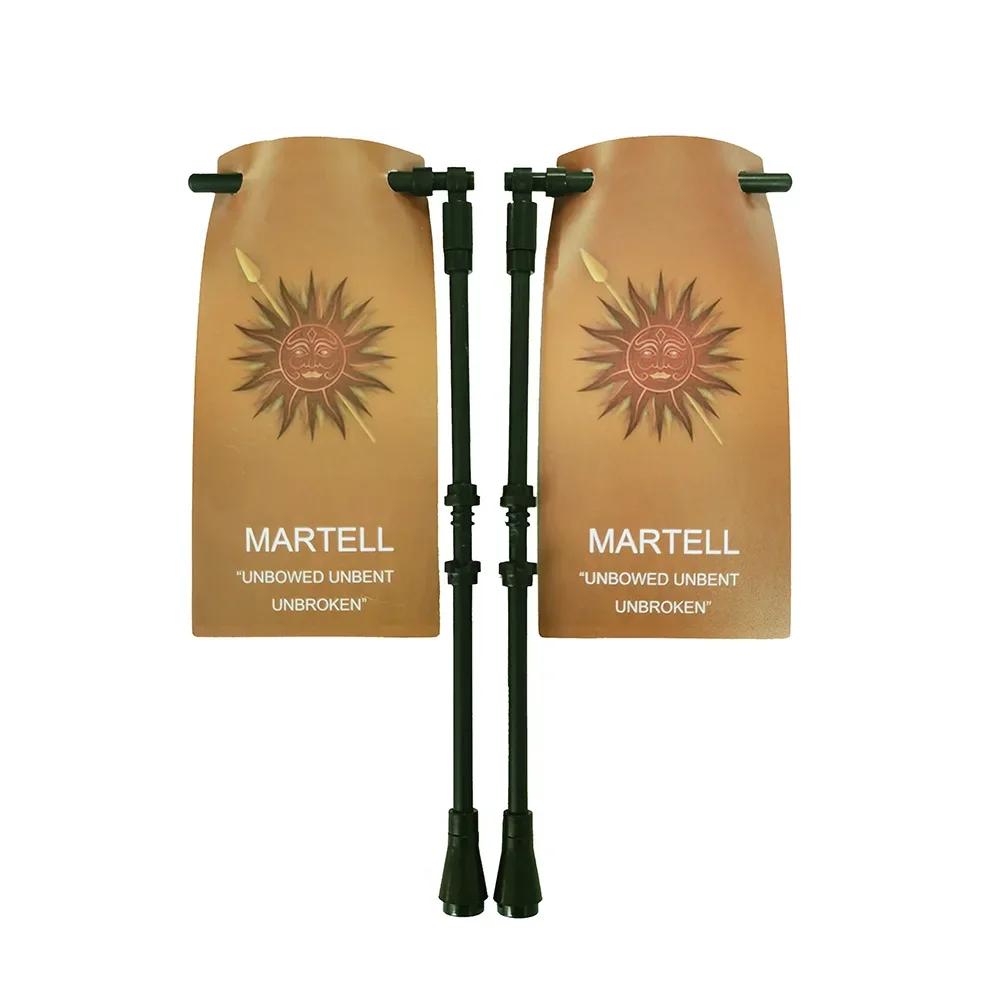 Klocki Budowanie Flag Miasta-Państwa Średniowieczne Postać Wojskowa Flaga Broń Starożytne Święte Cesarstwo Rzymskie Jerozolima Rycerz Świętego Łazarza Legion Zabawka