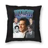 Hugh Grant Retro Square Pillowcase Polyester Linen Velvet Printed Zip Decor Pillow Case Car Cushion Cover Wholesale
