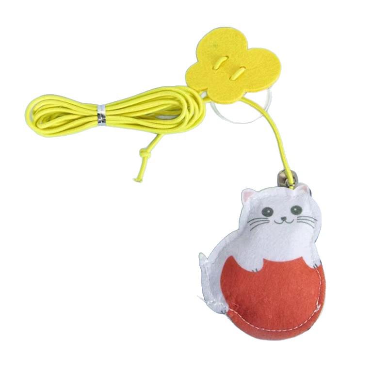 Door-Hanging Cat Toy: Feather, Bell & Mouse for Self-Entertainment & Boredom Relief