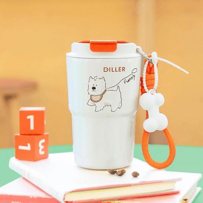 Diller Portable Stainless Steel Insulated Coffee Mug