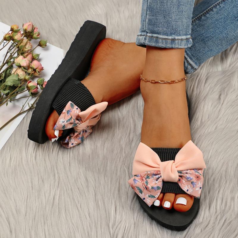 Summer New Flip-flops Women's Fashion Out Women's Cool Slippers Thick Bottom Large Size Foreign Trade Explosion Hair
