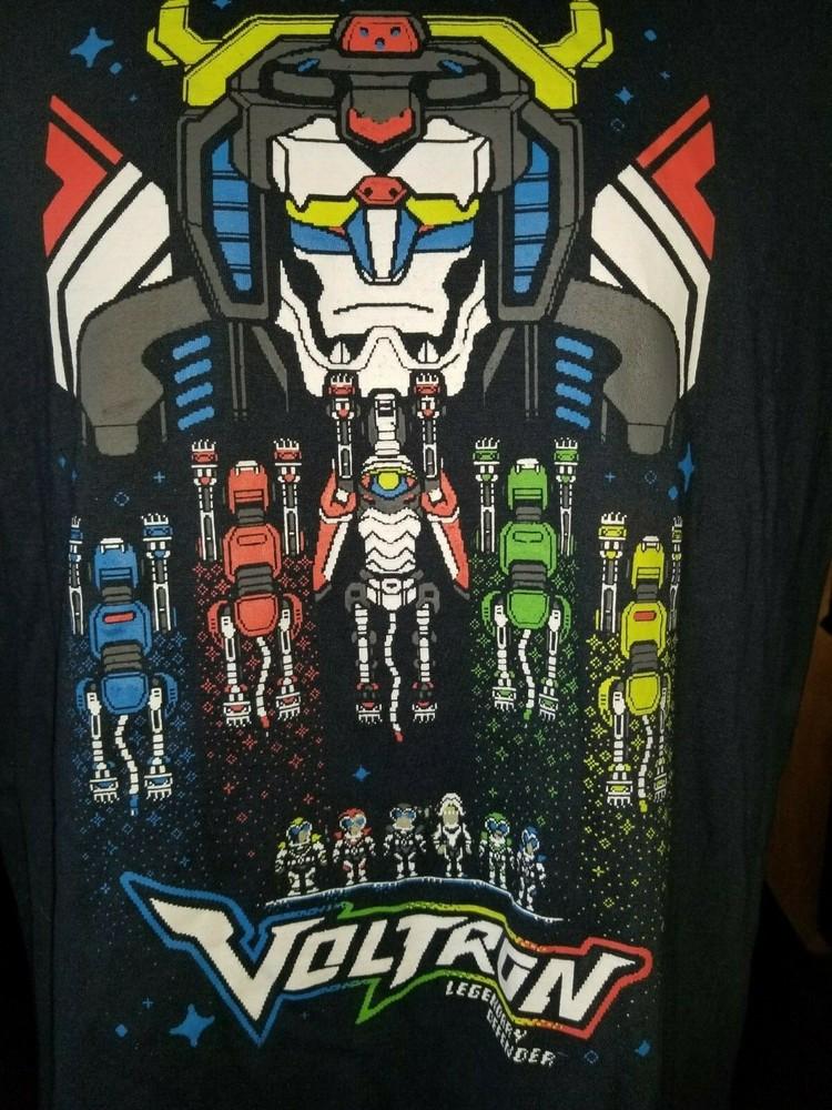 Voltron Legendary Defender Animated television series Large Navy Blue T-shirt Unisex T-Shirt XL